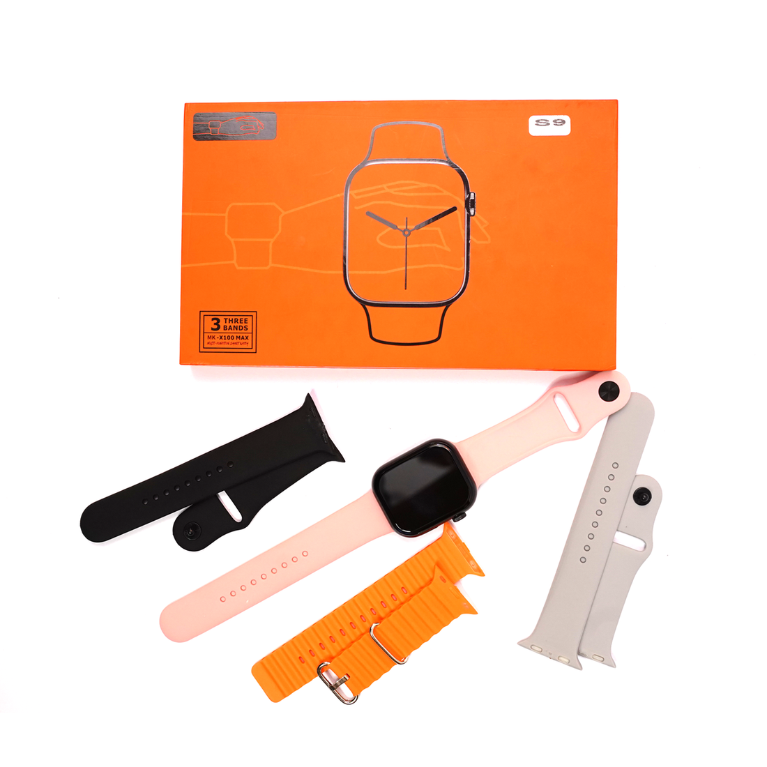 Smart 9 Ultra Premium Smart Watch Ultra Premium  Display 4 in 1 (SE9)