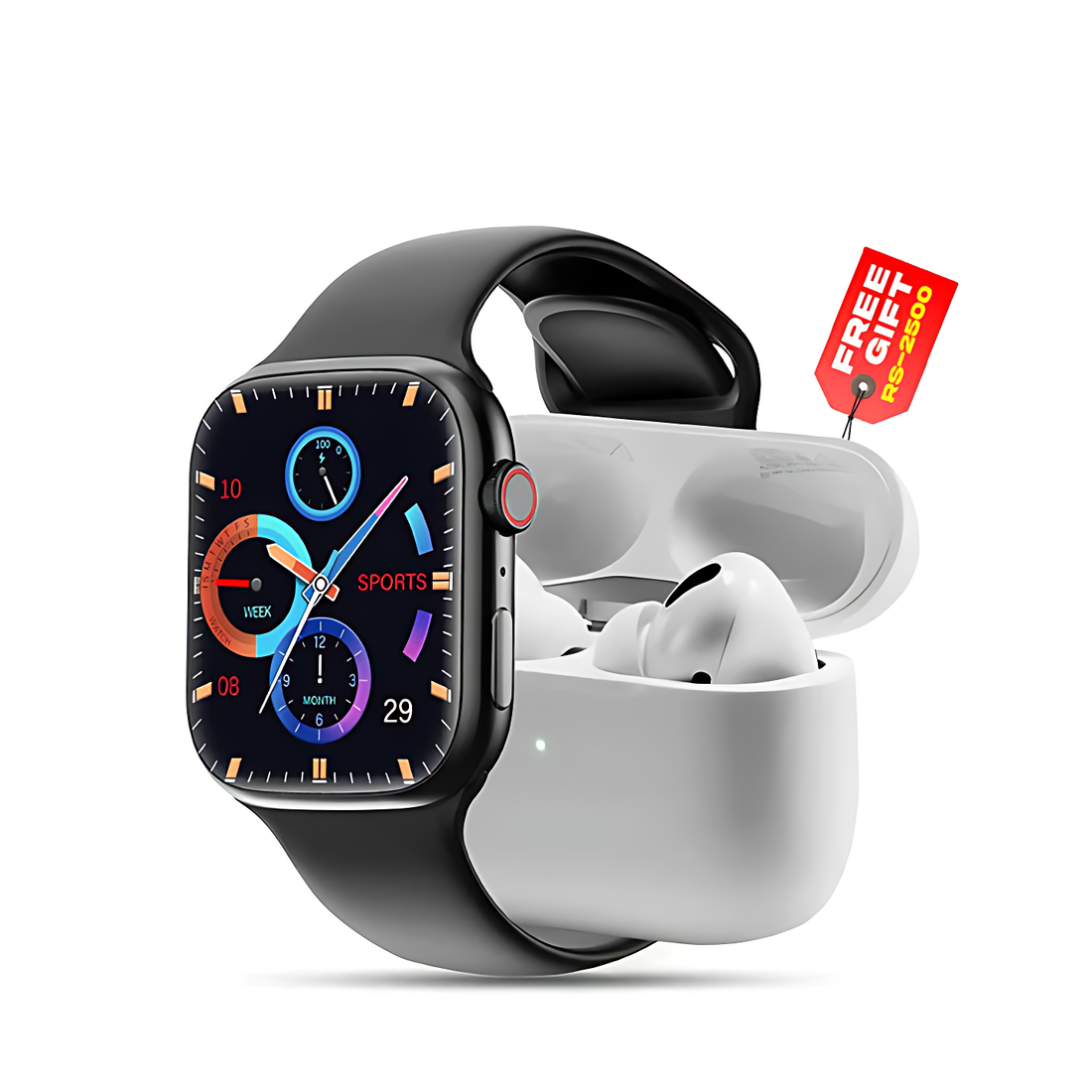 Special Deal 1 Series 10 Ultra Premium Smart Watch + Airpods Pro 2 with Free gift pouch