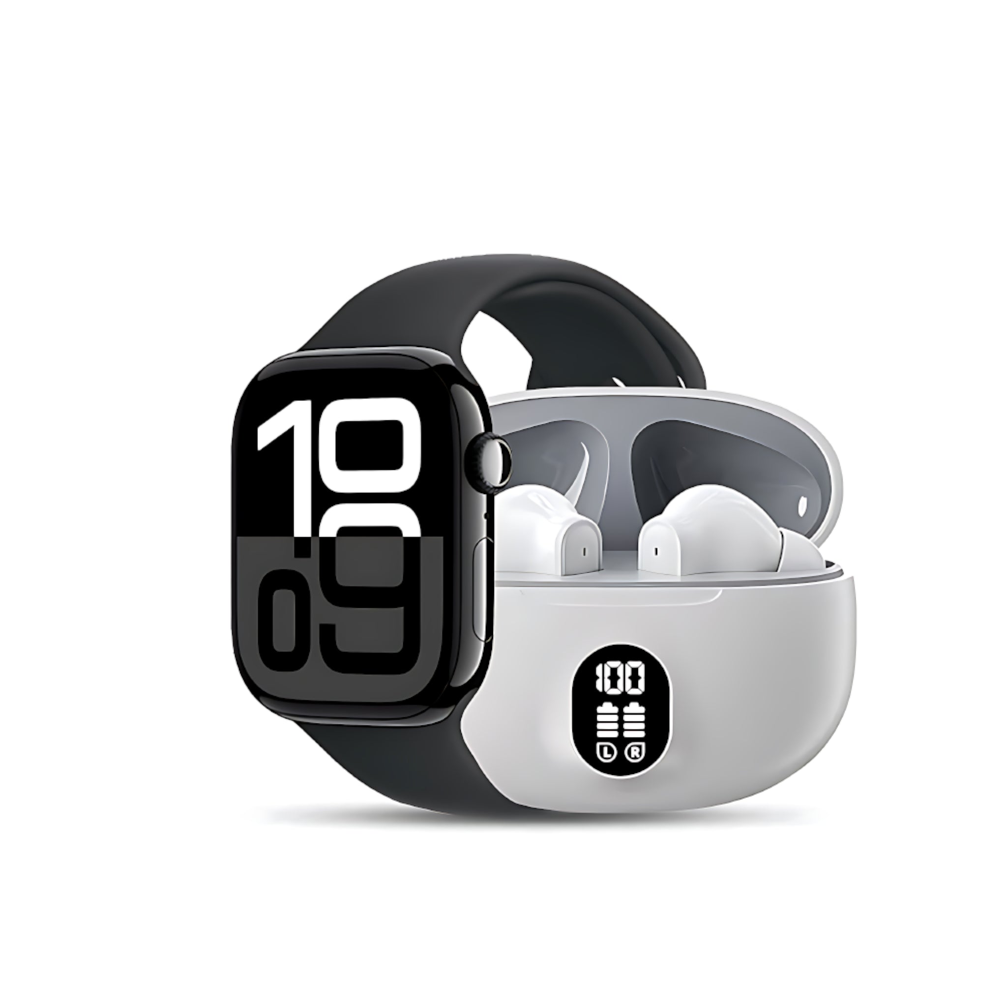 Special Deal 3 Series 10 Ultra Premium Smart Watch + Stereo ENC Wireless Earphones