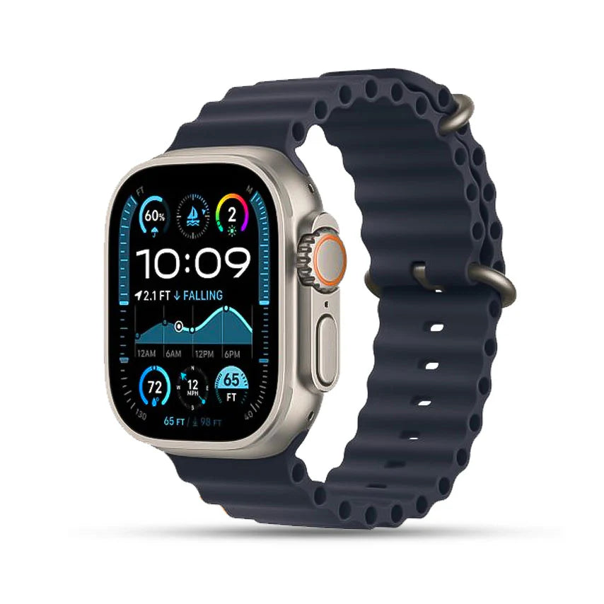 Ultra Smart Watch 2.01 Big Display 7-in-1 Color Strap Combo