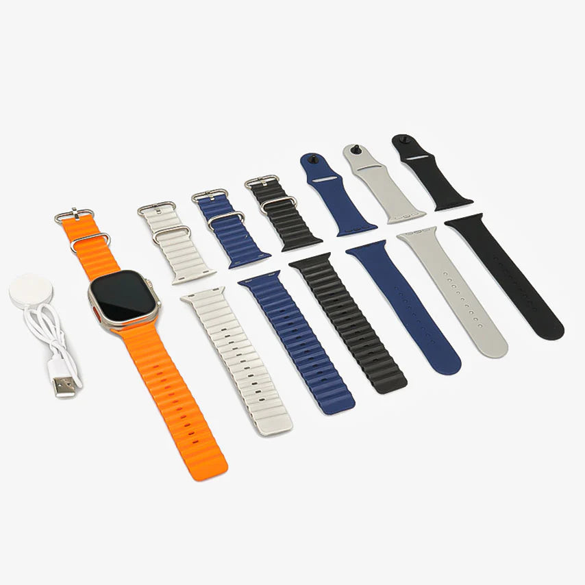 Ultra 2 Premium Smart watch 7 in 1 Strap Set